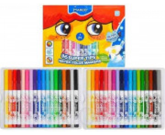 Фломастери 48 кольорів Super Washable, Marco, 1630-48CB