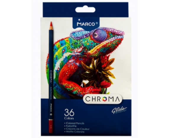 Олівці 36 кольорів шестигранні,Chroma,8010-36CB,ТМ