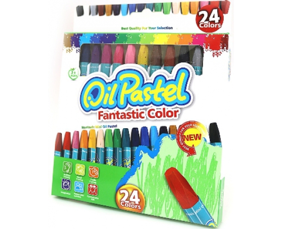 3832-24 Крейда воскова Oil Pastel набір 24 кол.
