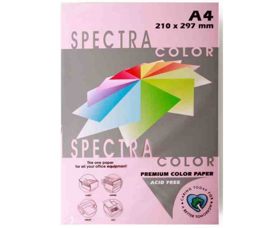 Кольоровий папір SPECTRA COLOR 100 аркушів А4 80 г/м, Pink 170-PI25, рожевий