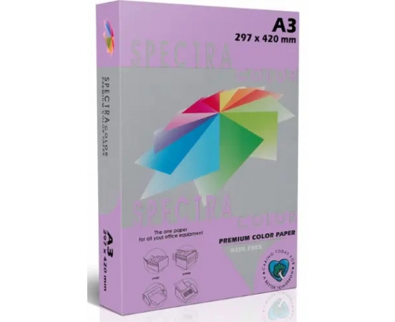 Кольоровий папір SPECTRA COLOR 100 аркушів А4 80 г/м, Taro 274, фіолетовий
