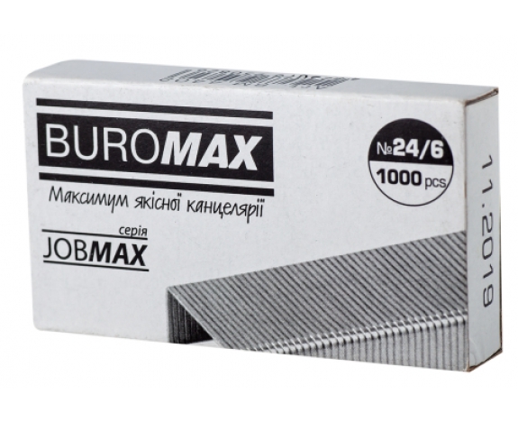 Скоби №24/6, 1000 шт.BUROMAX 4402