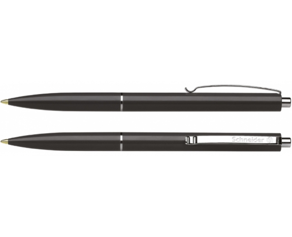 Ручка кулькова автомат. SCHNEIDER К15 0,7 мм. корпус чорний, пише чорним S93081