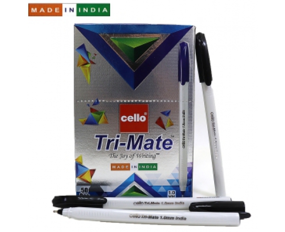 Ручка Cello Trimate SKU 50Box1.0мм чорн.