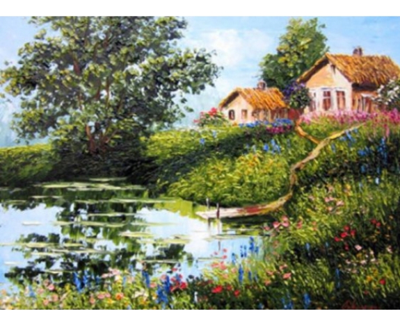 EOTG6004_B Розмальовка за номером. 40*50см 