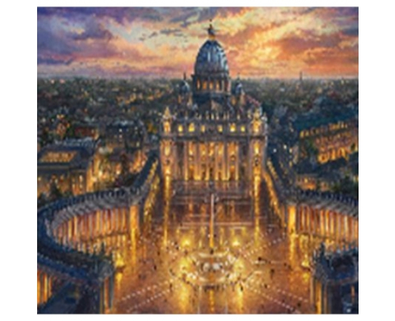 GLE70772_B Алмазна мозаїка за номерами 40*50 