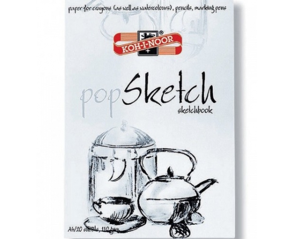 Альбом для скетчів, 20 арк., А4, 110 г/м2  42668 KIN