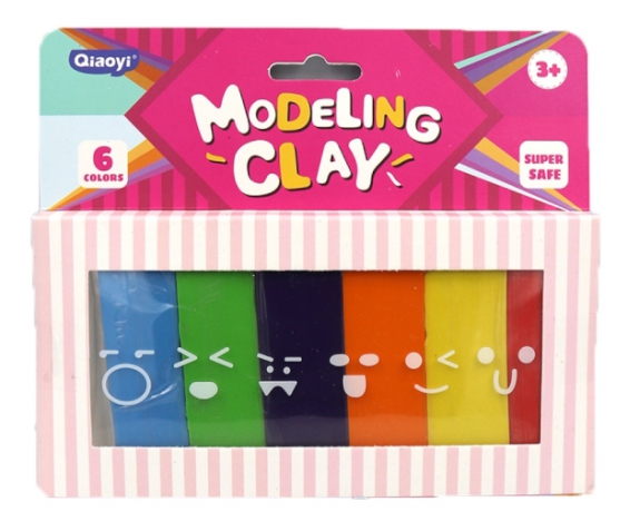 8022 Пластилін Modeling Clay 6кол. 100г