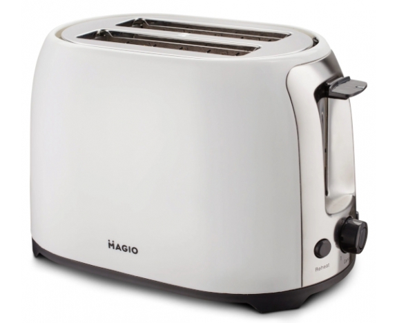 (ПІД ЗАМОВЛЕННЯ) Тостер MAGIO МG-272W, 750Вт, 6 степеней поджаривания, функция High lift, режим подогрева, режим размораживания, кнопка 