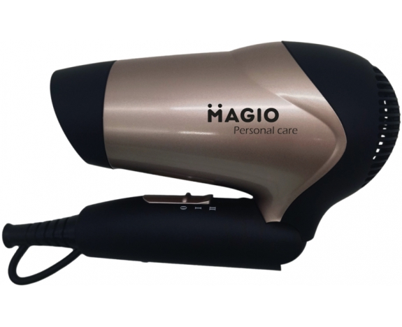 (ПІД ЗАМОВЛЕННЯ) Фен MAGIO МG-156/1400Вт/скл. ручка/концент/2режима